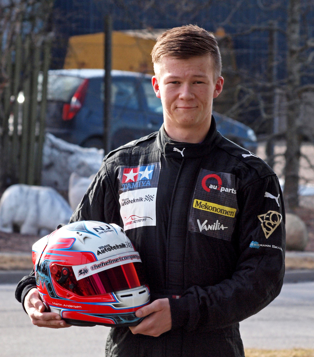 Martin Andersen er glad for skiftet fra karting til asfaltbanesport
(Foto: Åge Kirketerp Jensen)